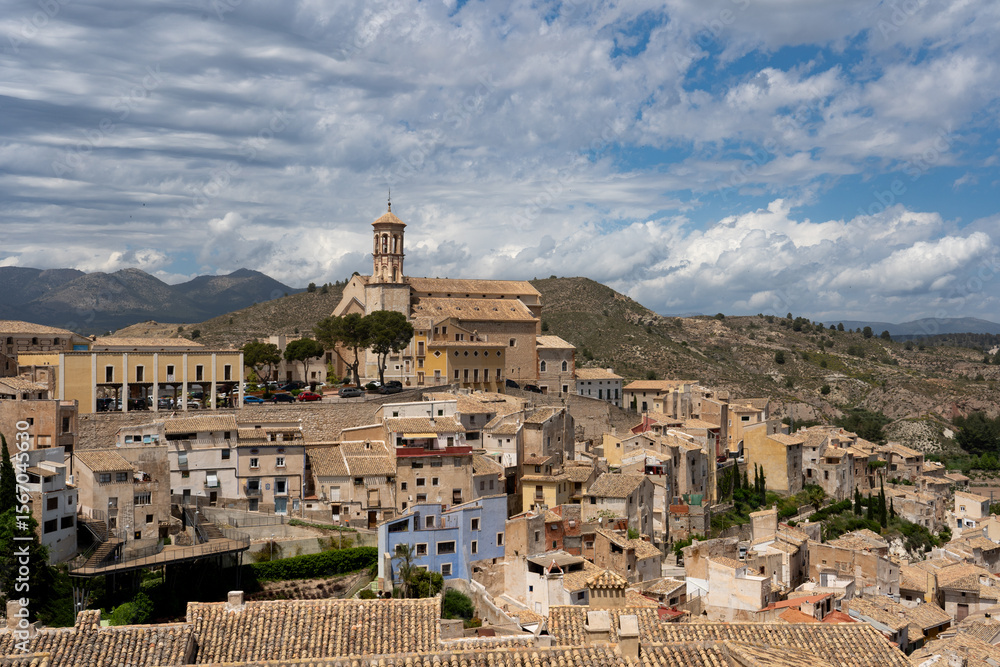 Fototapeta premium Vistas de Cehegín uno de los pueblos mas bonitos de España. Region Murcia 