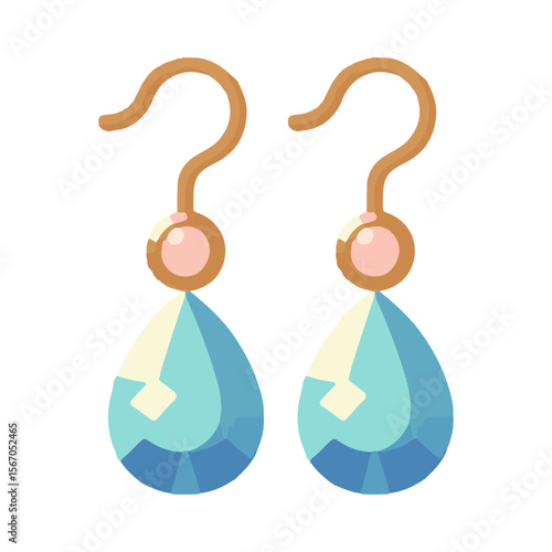 earring illustration design