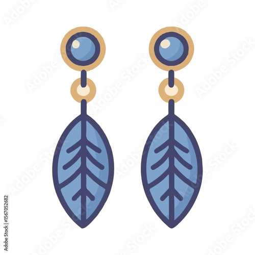 earring illustration design