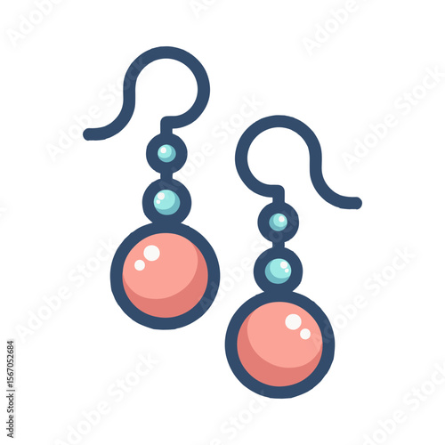 earring illustration design
