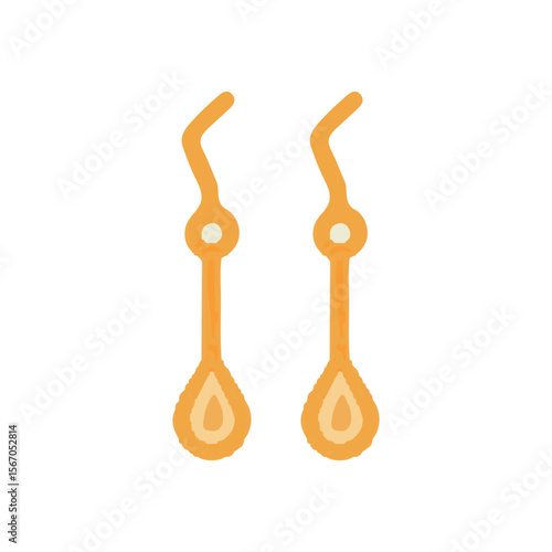 earring illustration design