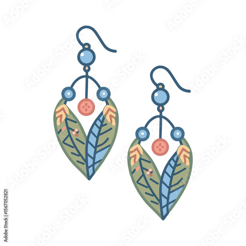 earring illustration design