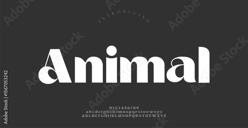 Animal alphabet small letter a to z logo design