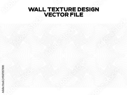 Wall Texture Design Template. Wall Outlined Design. Editable EPS file.