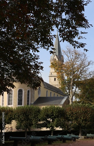 church saint Laurent in the park, Le Creusot in France 