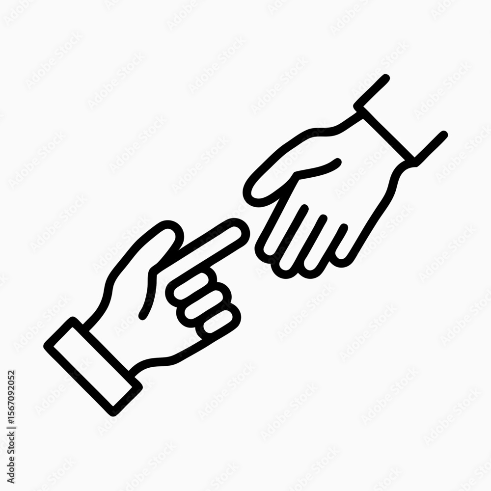 Two Hands Reaching to Connect in a Minimalist Style for Awareness Campaigns, Social Media Posts, Educational Blogs, and Emotional Support Initiatives Two Hands Reaching to Connect in a Minimalist Style for Awareness Campaigns, Social Media Posts, Educational Blogs, and Emotional Support Initiatives