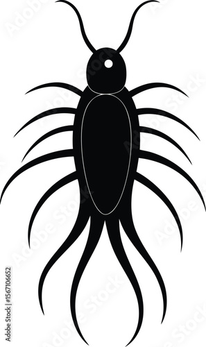 plankton icon silhouette on white background (2).eps
