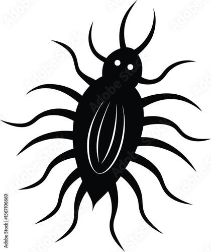 plankton icon silhouette on white background (3).eps