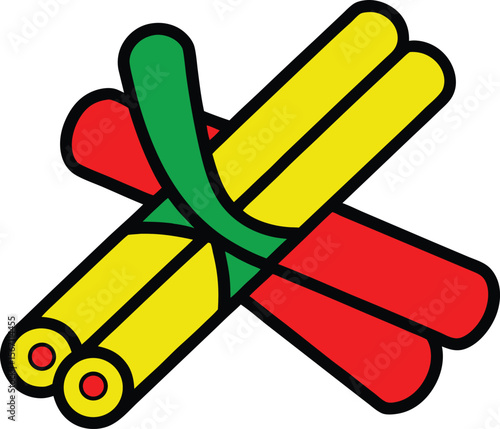 vector outline cinnamon stick bundle logo icon wit (1).eps