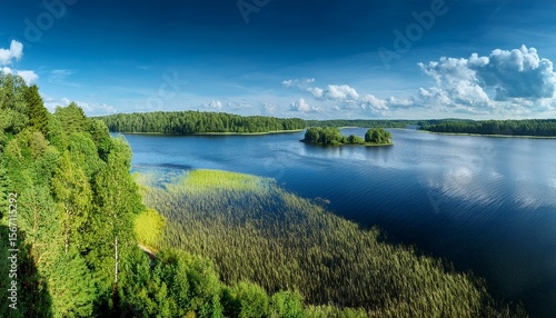 eastern shore of lake myastro myadel myadel district minsk region belarus