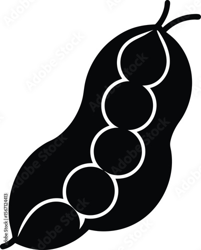 chickpea on white background.eps