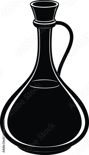 decanter on white background.eps