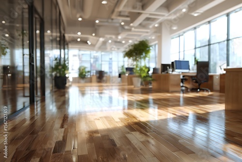 Wallpaper Mural Bright, modern sustainable Office Interiors with Natural Light and Greenery  Torontodigital.ca