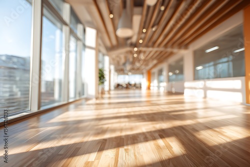 Wallpaper Mural Bright, modern sustainable Office Interiors with Natural Light and Greenery  Torontodigital.ca