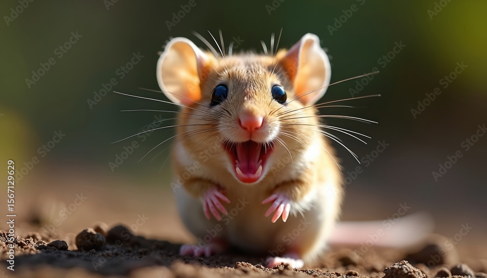 Endearing close-up mouse in expressive pose. Playful, vibrant character, showing charm wildlife habitat. Joyful, curious creature shows emotion, engaging dynamic pose. Endearing close-up mouse in expressive pose. Playful, vibrant character, showing charm wildlife habitat. Joyful, curious creature shows emotion, engaging dynamic pose.