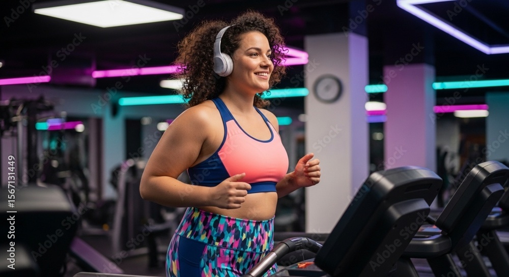 Fototapeta premium woman in gym