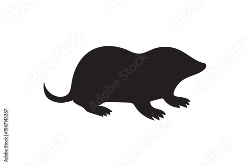 Mole silhouette.
