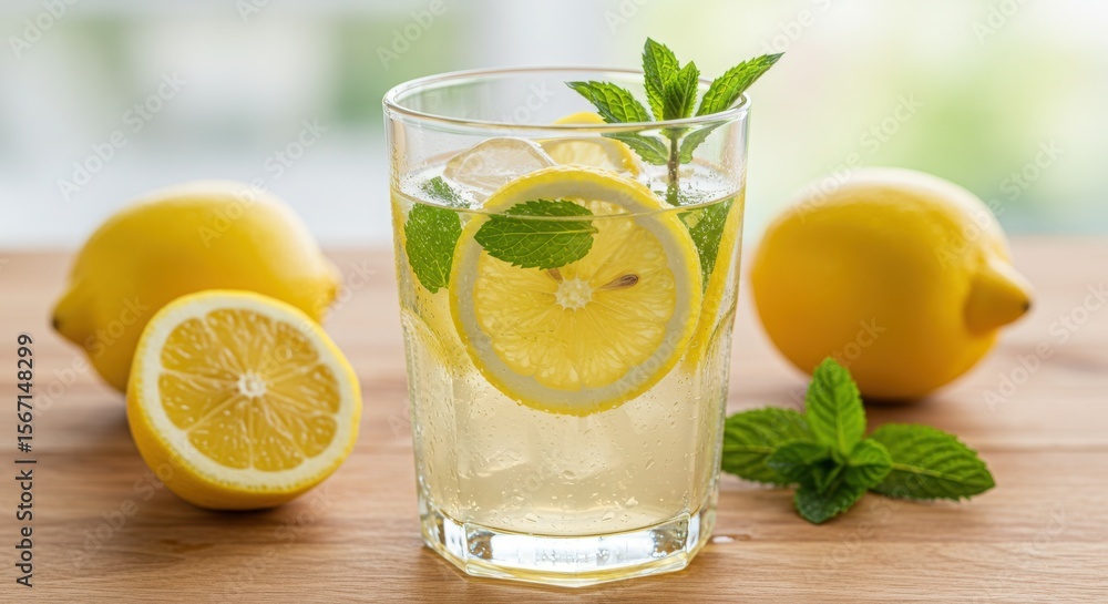 Homemade Mint Lemonade - A Refreshing Summer Drink Homemade Mint Lemonade - A Refreshing Summer Drink