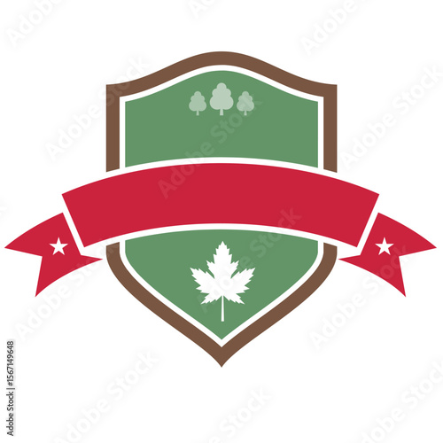 Vintage Forest camping logo emblem vector illustration outdoor adventure