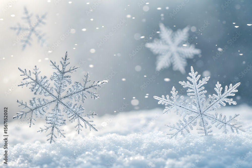 snowfall falling down isolated on white background snowfall falling down isolated on white background