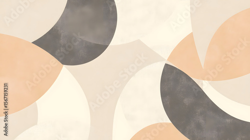 Wallpaper Mural seamless pattern with colored forms  Torontodigital.ca