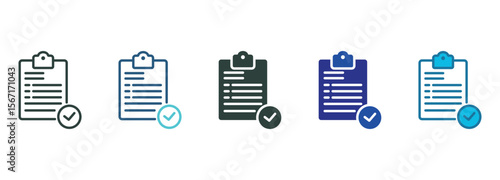 Conditions Icon Set Multiple Style Of