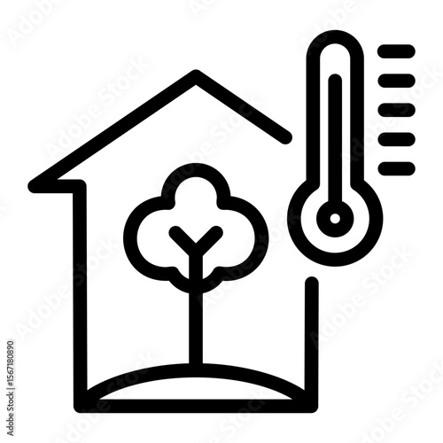 greenhouse effect icon