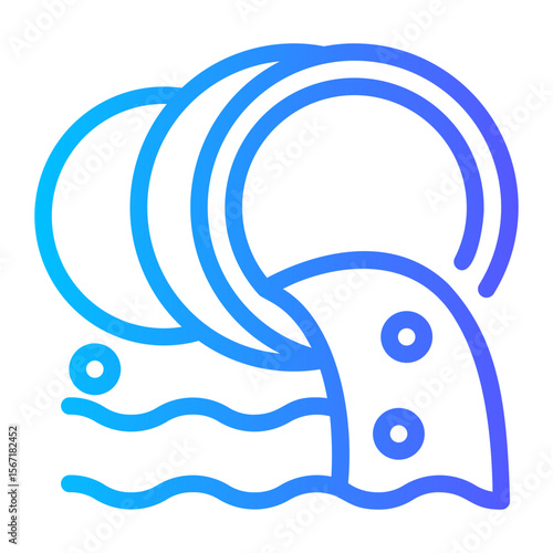 water pollution icon
