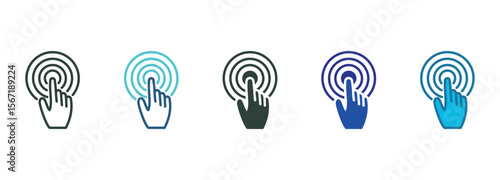 Usability Icon Set Multiple Style Of