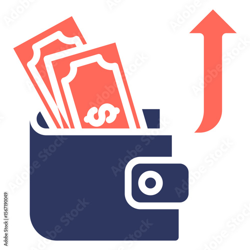 Expense glyph color icon