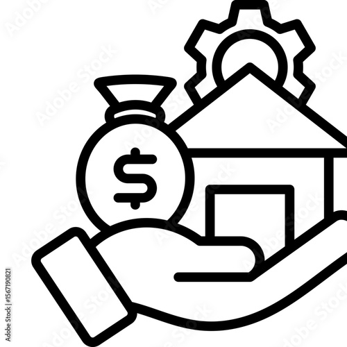 Asset line icon