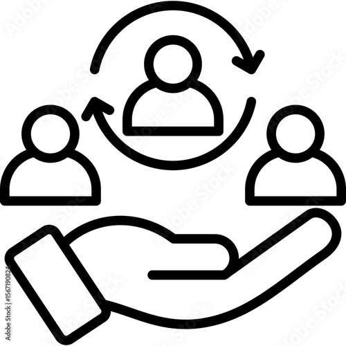 Customer Retention line icon