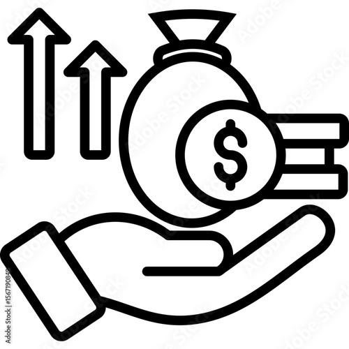 Share Holder line icon