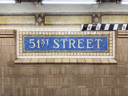 Wallpaper Mural 51st Street Subway Station Torontodigital.ca