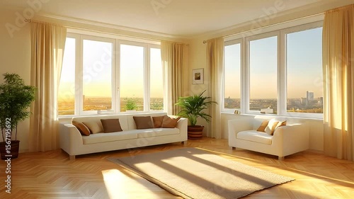 Wallpaper Mural Modern interior daylight Torontodigital.ca