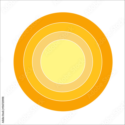 CÍRCULO SOL SOLES CRADIENTE PANTONE