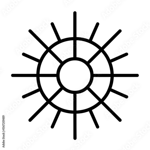 Wiccan symbols representing pagan and Celtic traditions in black outline  