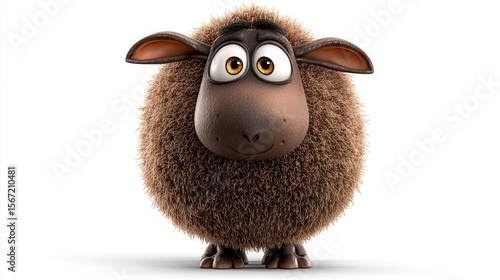 Cartoon sheep illustration