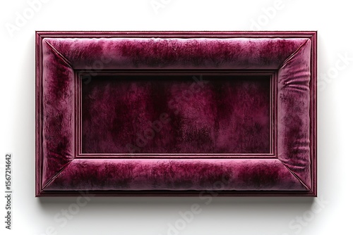 Vintage style padded velvet frame design high resolution picture