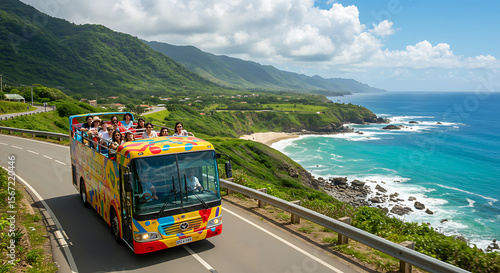 Scenic Coastal Bus Tour: Dominican Republic's Breathtaking Views