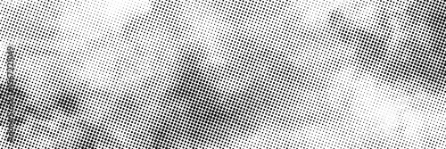 grunge Halftone white and black dots pattern and black gradient grunge texture background. Dotted line comic sport style vector illustration