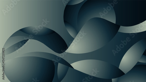abstract background with 3d paper cut shapes