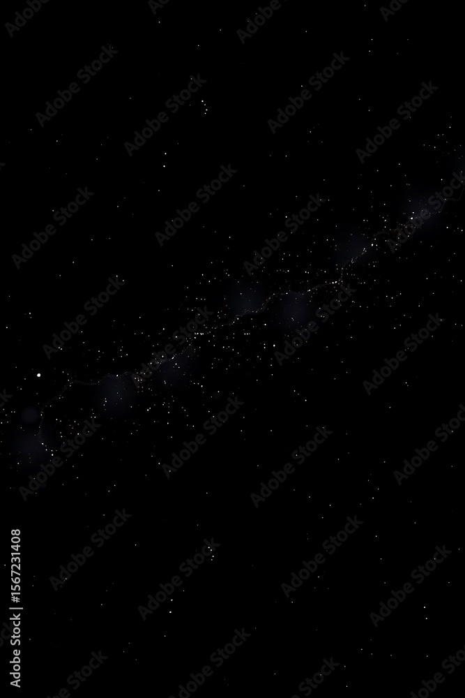 Fototapeta premium Dramatic cosmic vista showcasing a celestial dance of stars, galaxies