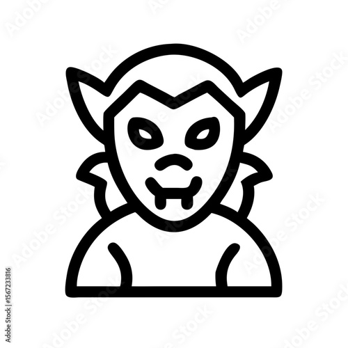 Obraz na plátně Halloween werewolves Icon