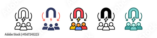 Customer Acquisition multiple icon