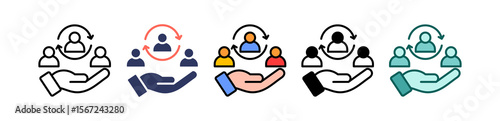 Customer Retention multiple icon