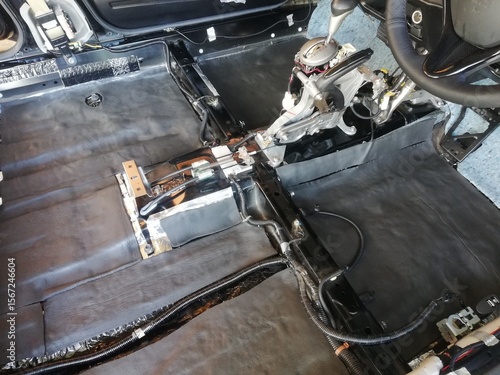 Photos Car soundproofing installation using butyl sheets, foam, and acoustic dampening