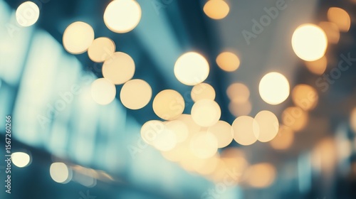 Abstract Blurred Lights Background.