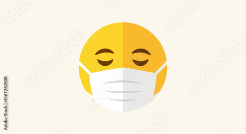 Celebrating World Emoji Day A Masked Emoji's Peaceful Reflection on the World