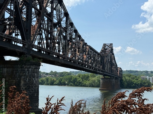 monaca pennsylvania , bridge, sydney, river, water, australia, architecture, city, harbour, sky, travel, landmark, harbor, steel, cityscape, sea, transportation, train, sunset, urban, structure, railw